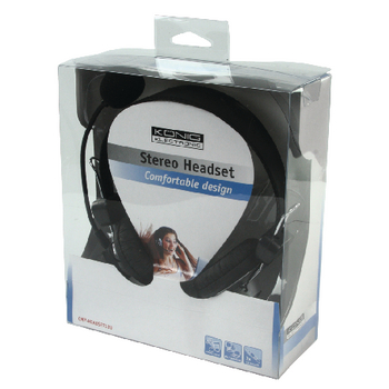 CMP-HEADSET120 Headset on-ear 2x 3.5 mm ingebouwde microfoon 2.0 m zwart Verpakking foto